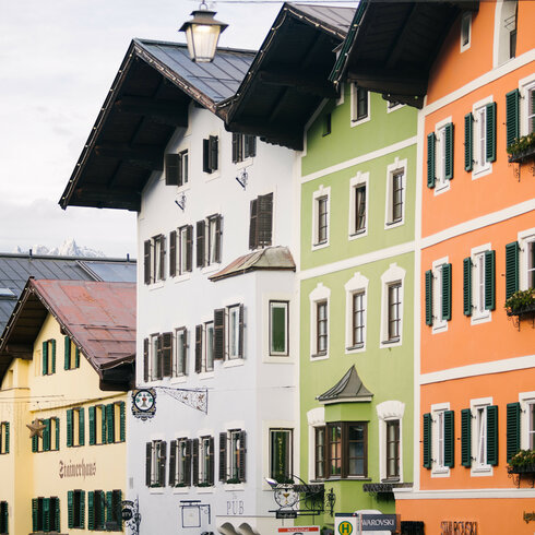 Kitzbühel Innenstadt Fassade Kitzbühel Innenstadt Fassade