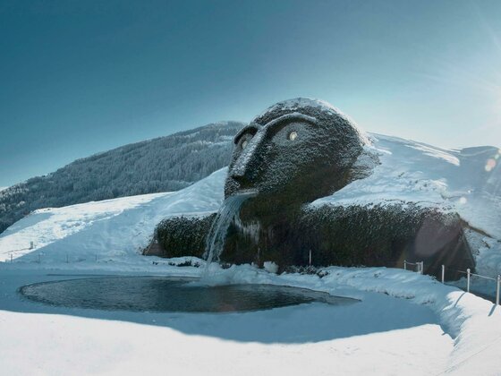 Riese im Winter