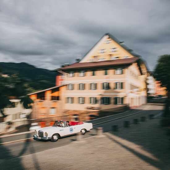 Kitzbühel Alpine Rally - Classic Cars Drive Through Kitzbühel