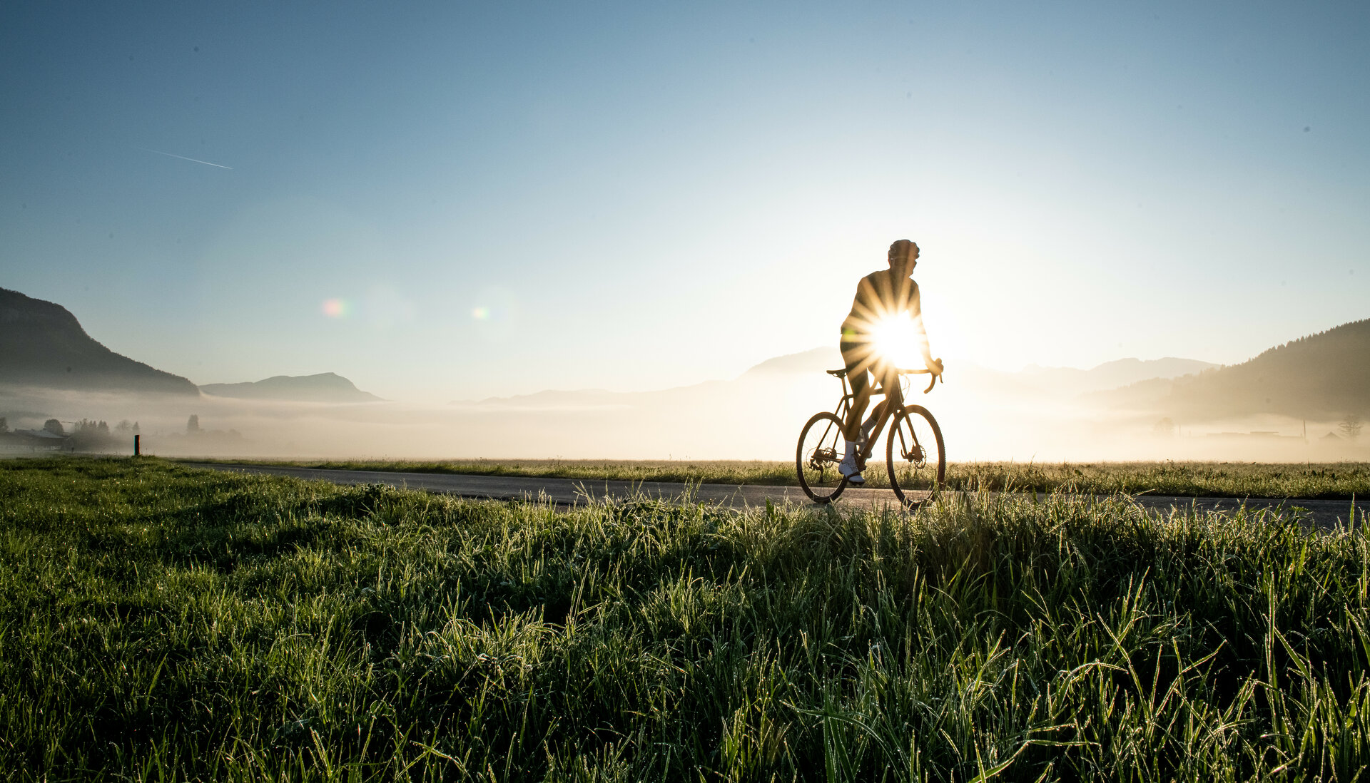 Rennrad fahren im Frühling in Kitzbühel 