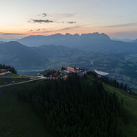 Sonnenuntergang Hahnenkamm