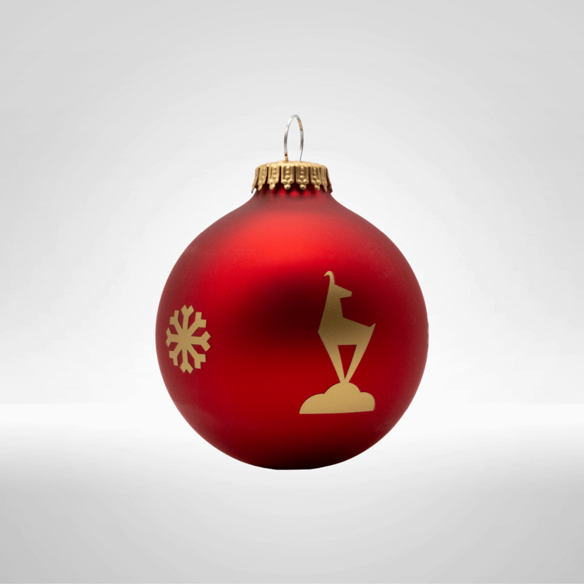 Kitzshop Christbaumkugel rot