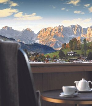 Aussicht vom Balkon Lisi Family Hotel