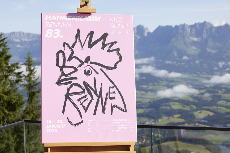 Poster of the 83rd Hahnenkamm Race Poster of the 83rd Hahnenkamm Race