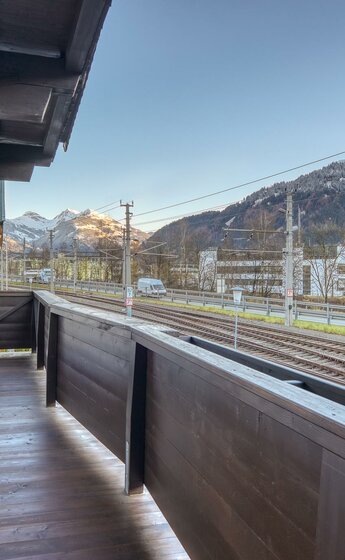 Apartment Tristkogel Aussicht auf die Berge