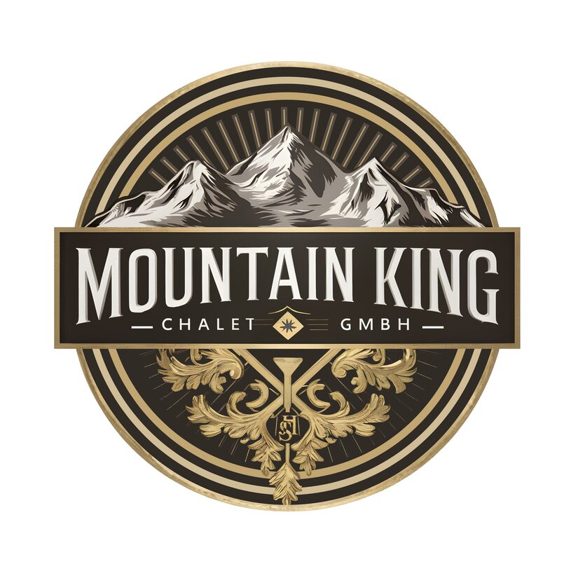 Mountain King logo Logo Mountain King Chalet,