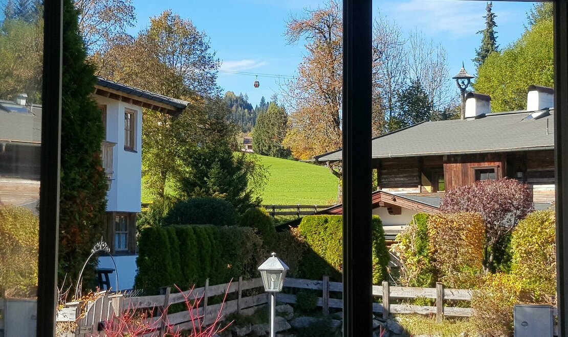 Direkter Blick auf die Gondel