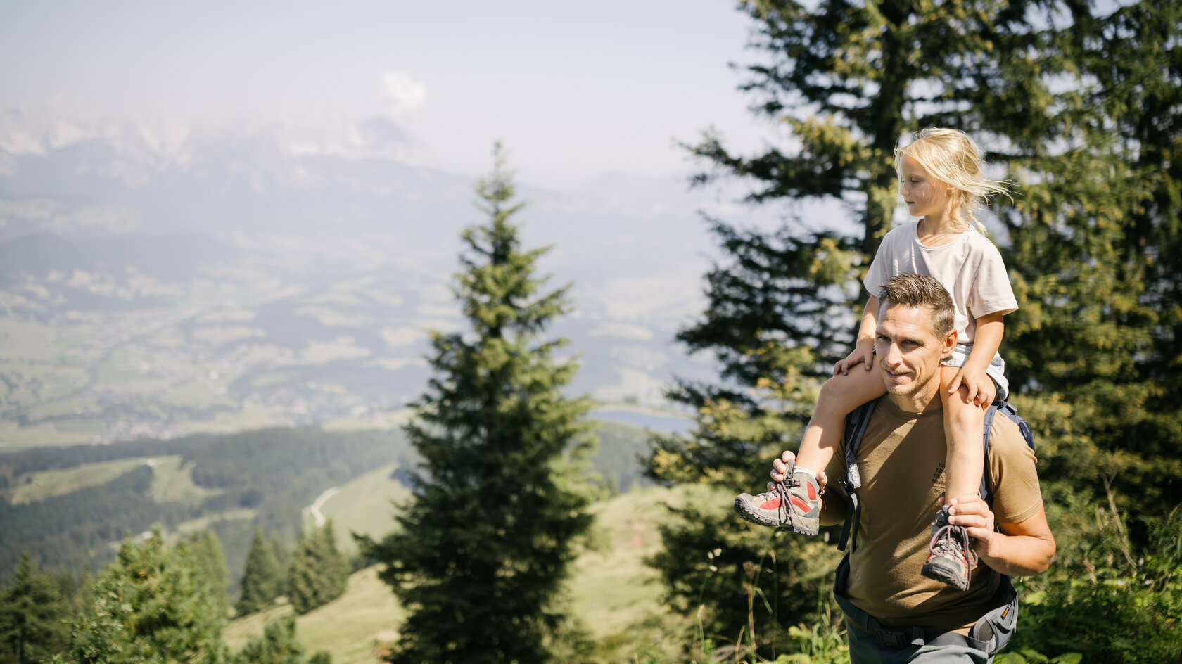 Familienurlaub in Kitzbühel - Traumhafte Aussicht auf den Wilden Kaiser
