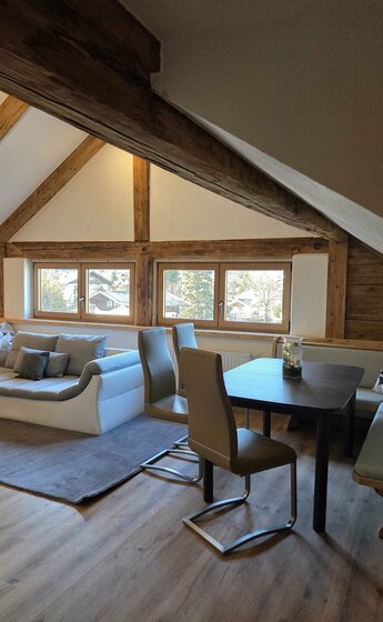 Wohnbereich Resi´s Streifblick Lodge