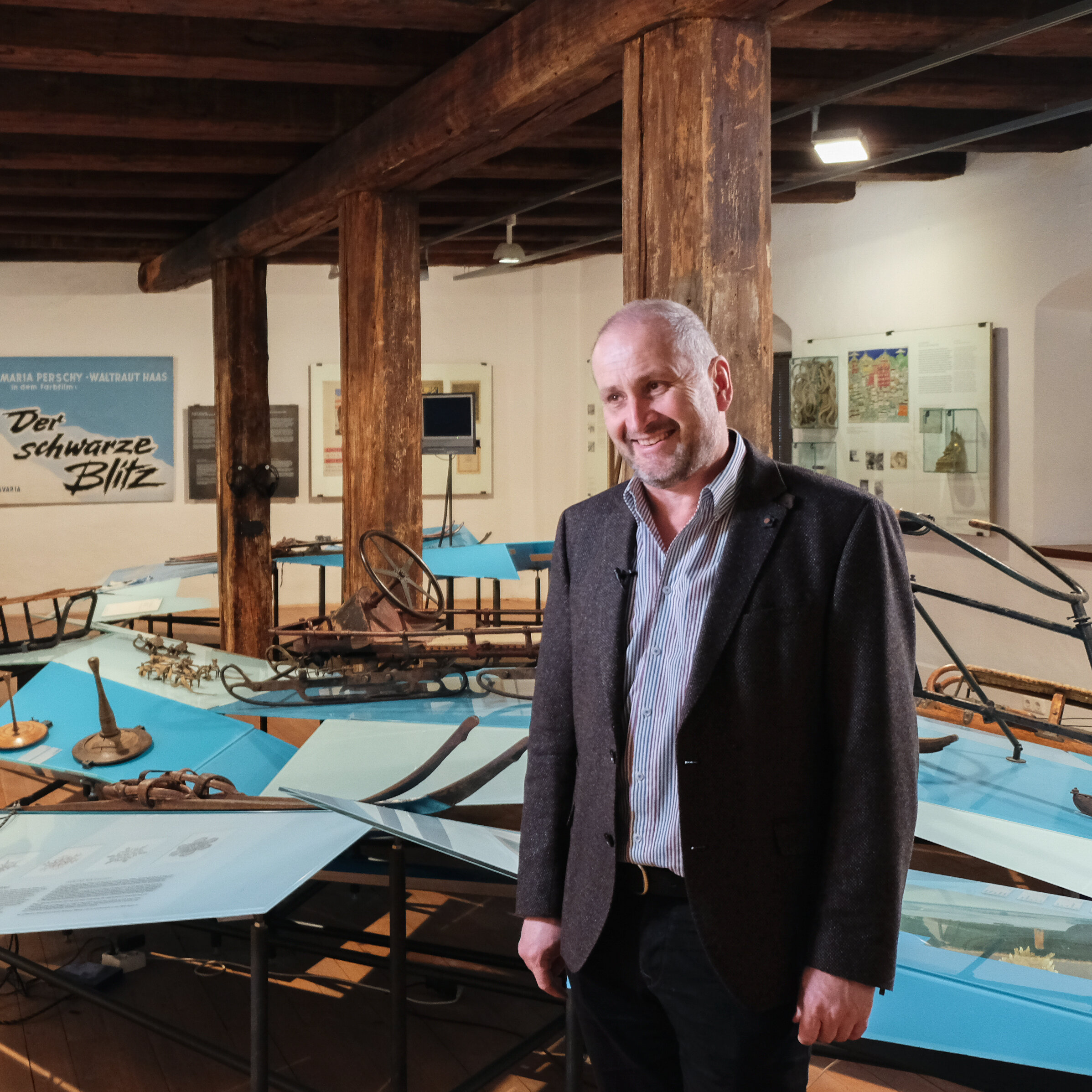 Museum Director Wido Sieberer at the Kitzbühel Museum