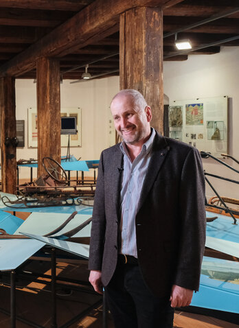 Museum Director Wido Sieberer at the Kitzbühel Museum