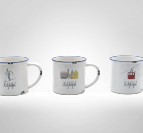 Hand-painted coffee cup