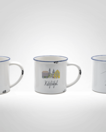 Hand-painted coffee cup