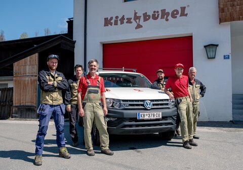 Team des Bauhofes von Kitzbühel Tourismus 