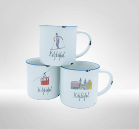 Hand-painted Kitzbühel mug