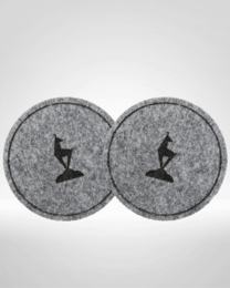 Felt coaster
