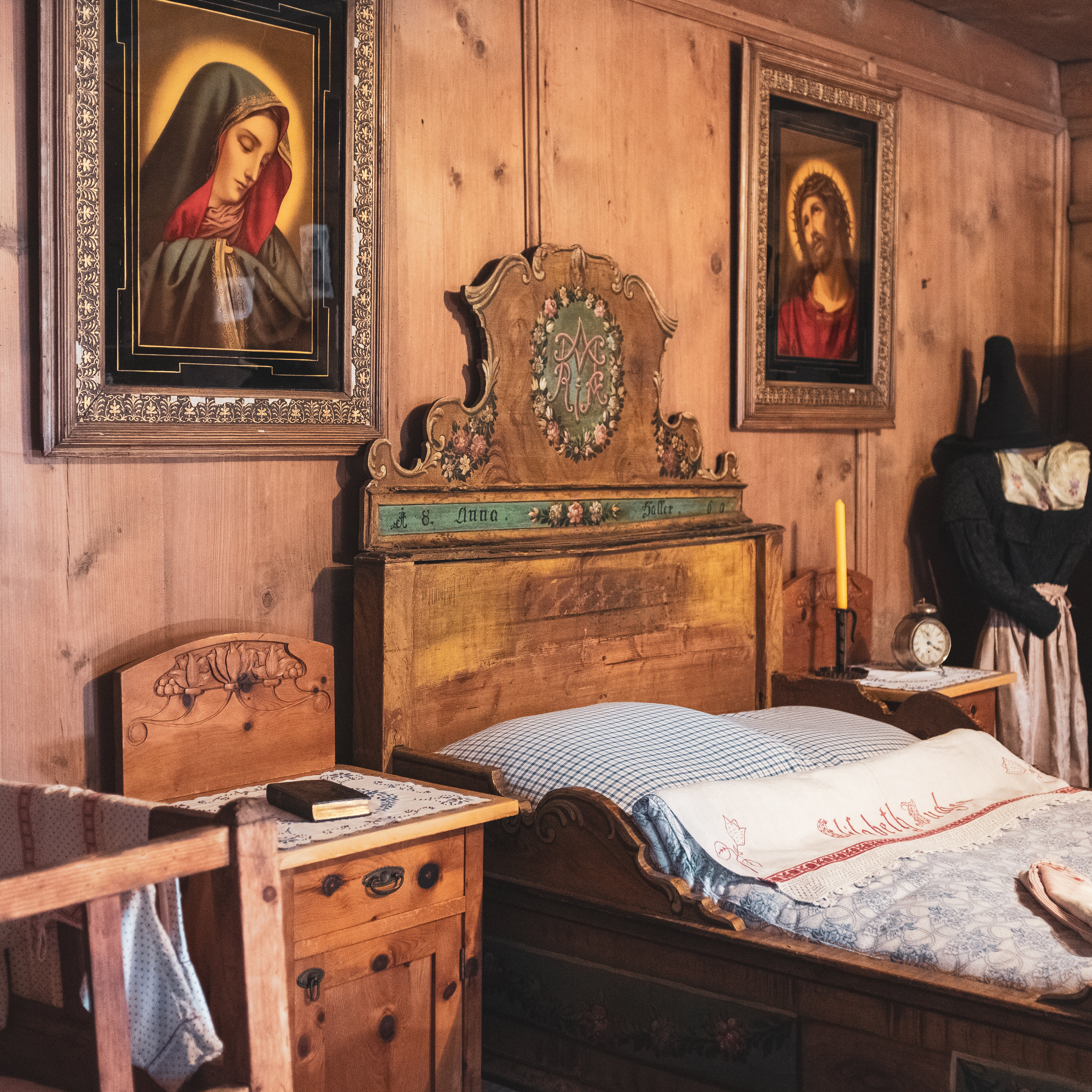 Bedroom at the Kitzbühel Farmhouse Museum