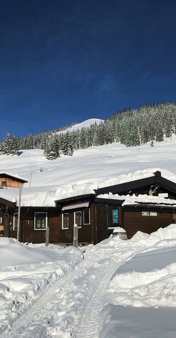 Winter Hütte