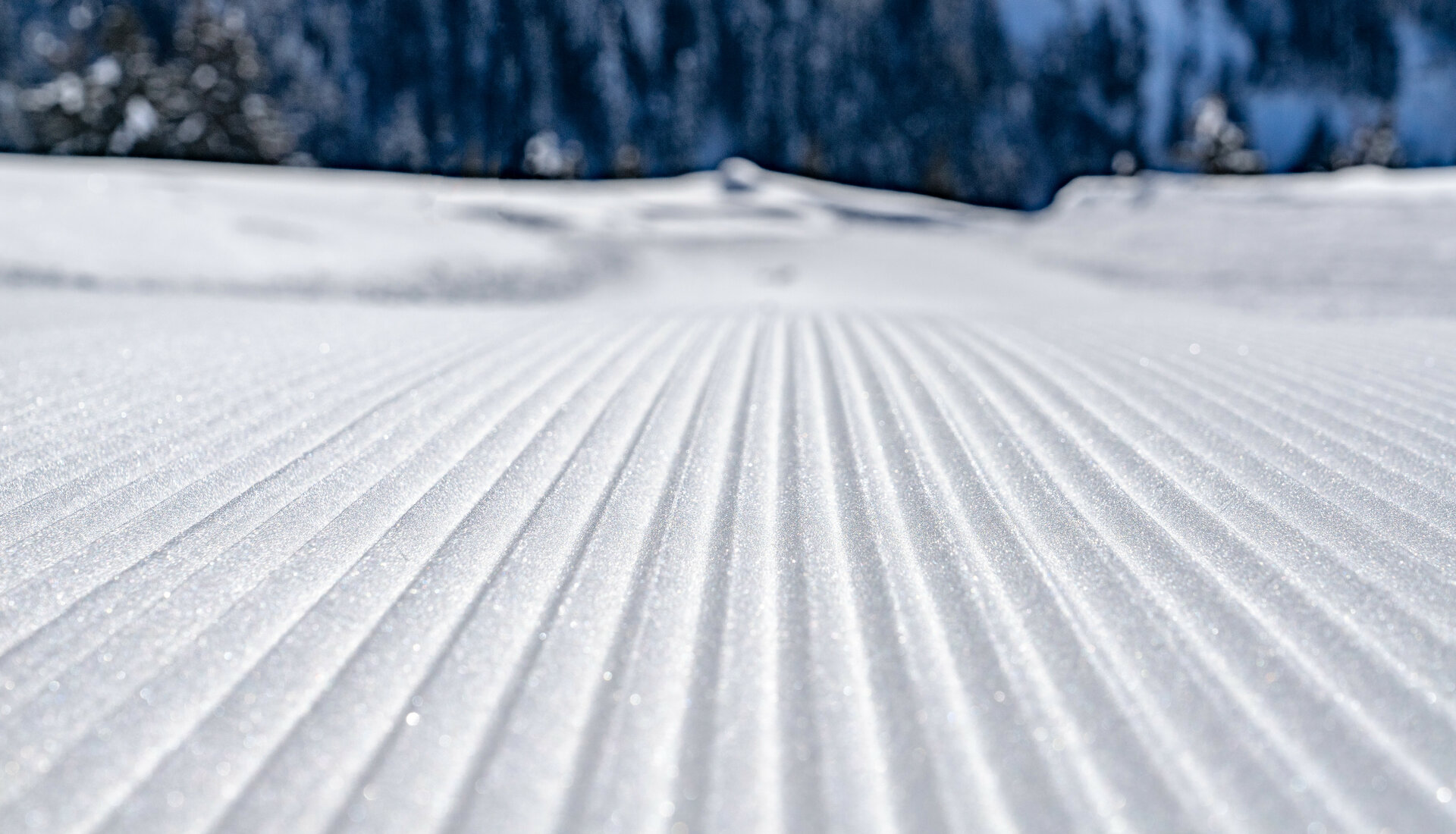 Skifahren in Kitzbühel - eine gut präparierte Piste
