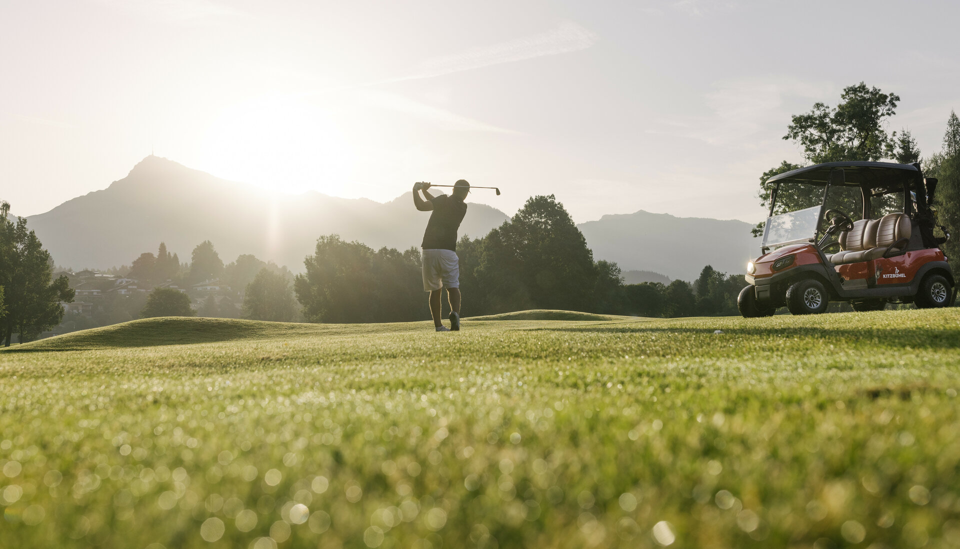 Golf in Kitzbühel - am Golfplatz Kitzbühel Schwarzsee Reith