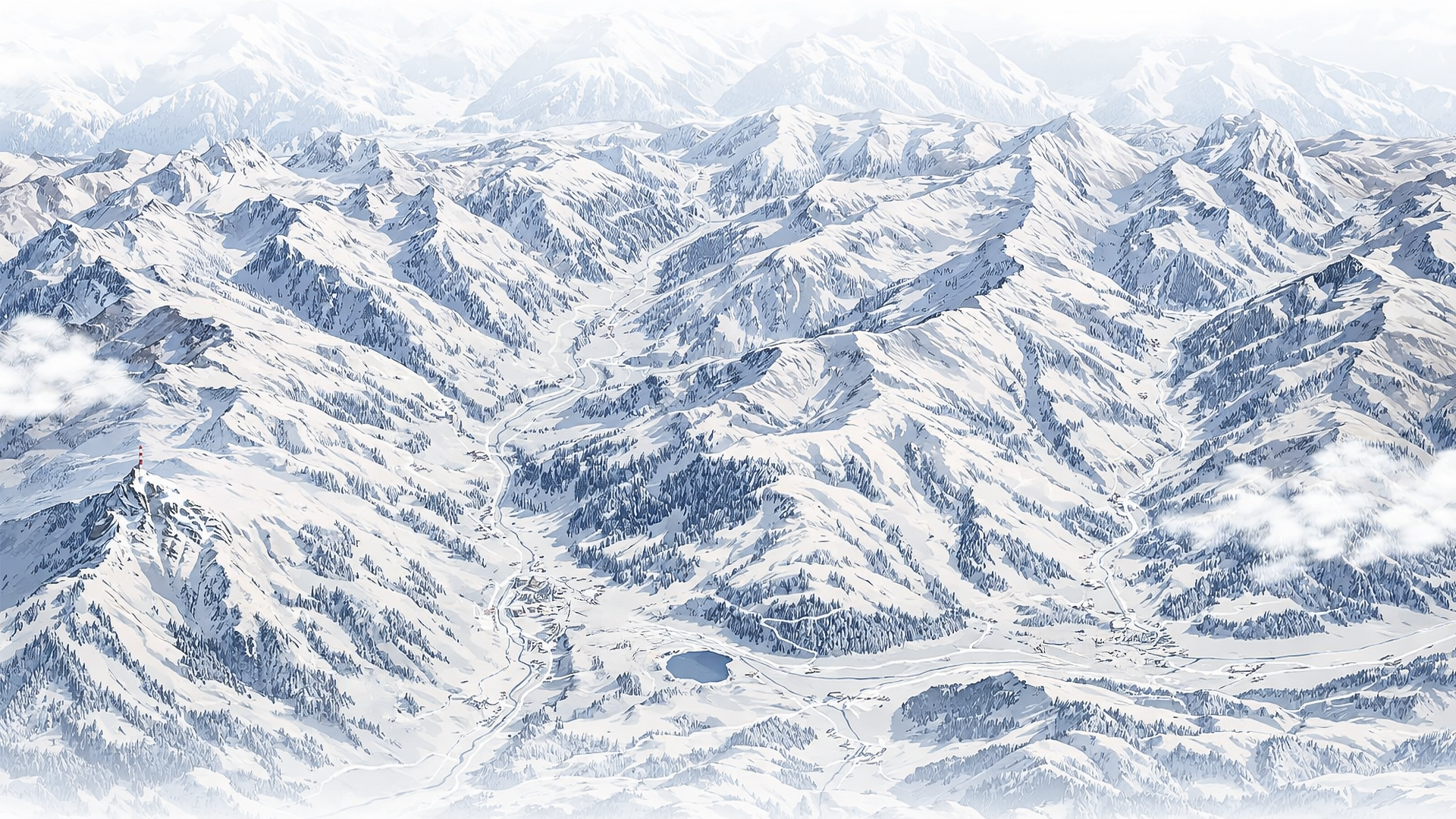 Winterkarte Kitzbühel und Umgebung